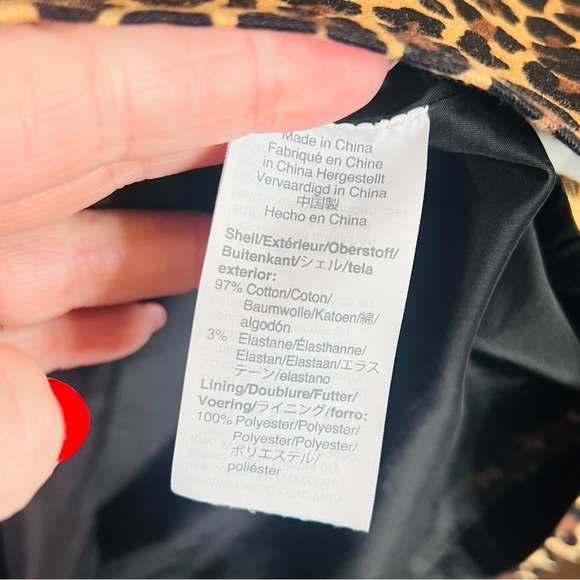 J. Crew Leopard Print Piped Slimming Knee Length Sleeveless Sheath Dress 4 - Picture 9 of 14